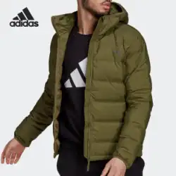 Adidas/アディダス オフィシャル オーセンティック メンズ アウトドア フード付き リフレクティブ スポーツ ウォーム ダウン ジャケット GU3954