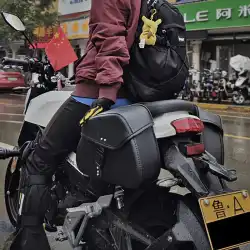 オートバイ機関車春風ヒヒマーベリック電気自動車 Yadi スクーター革防水サイドバッグ吊り下げバッグサドルバッグ