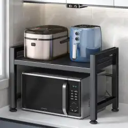 電子レンジ ラック ラック キッチン 炊飯器 多機能棚 ホーム カウンタートップ オーブン ブラケット 多層収納