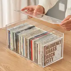 日本のアクリル ホーム dvd ディスク cd ボックス ディスク収納ボックス プラスチック アルバム ゲーム ディスク収納ラック