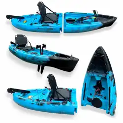 ルアー ボート フィン ペダル カヤック ハード ボート 2 セクション 3 セクション シングル ダブル スプリット カヌー スプライシング カヤック