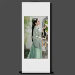 写真のカスタム掛け軸の絵にマップするカスタムの掛け軸掛け絵の写真写真漢服のポスター中国の書道と絵の額装