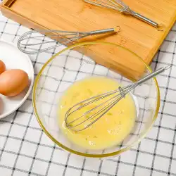 キッチンステンレス鋼手動卵ビーター卵スターラー卵かき混ぜスティッククリームミキサーベーキングクリーム送信者