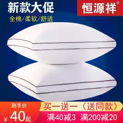 Henyuanxiang枕コアベッドヘッドクッション枕コアソファクッションコア学生睡眠枕枕コア純綿
