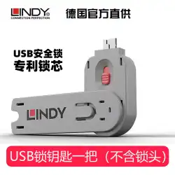 ドイツ LINDY コンピュータ USB ロック ノートブック データ盗難防止 U ディスク ポート キー ユニバーサル ロックなし