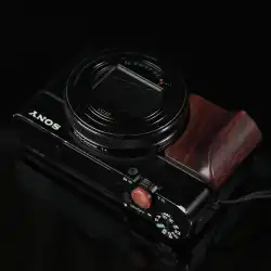 ソリッド ウッド カメラ ソニー RX100 ブラック カード ハンドル シャッター ボタン RX100M6 M7 滑り止めハンドル RX100M5 M4
