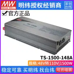 Taiwan Mingwei TS-1500-148A 純正弦波 DC-AC 車両用インバーター 1500W 48V ～ 110V