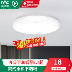 NVC 照明 led シーリングランプ シンプルでモダンなランプ ラウンド寝室ランプ エントリーランプ 廊下通路ランプ バルコニーランプ