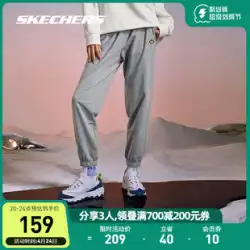 Skechers スケッチャーズ 春 スポーツパンツ レディース カジュアルパンツ メンズ ゆったり スリム 通気性 ズボン ニットパンツ