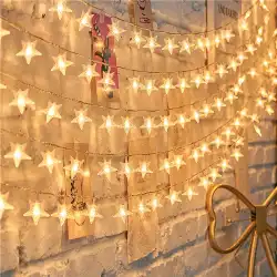 スターライト 小さな色のライト 点滅ライト ストリングライト 星がいっぱい LEDライト ストリング 雰囲気ライト 女の子の部屋 室内装飾 レイアウト