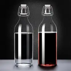 密閉ワインボトル、空ボトル、特製グラスボトル、高級赤ワイン、白ワイン、自家醸造ワイン、ワイン貯蔵庫、瓶詰一斤
