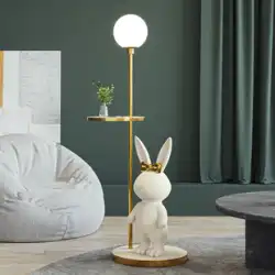 Toffee ウサギ フロアランプ 漫画の棚 リビングルーム ライト 高級 インターネット 有名人 デザイン 寝室 子供部屋 垂直 テーブルランプ