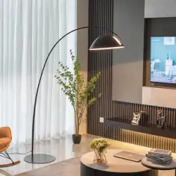 ミニマリスト釣りランプフロアランプリビングルームのソファ装飾デザイン雰囲気ランプ北欧ライト高級アート垂直テーブルランプ