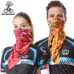 2020 新バイクスカーフ日焼け止め UV 保護夏汗通気性快適な乗馬マスク三角スカーフ