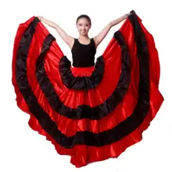 スペインの闘牛ダンス スカート 練習スカート オープニングダンス 大振りスカート パフォーマンス 衣装 ダンス衣装 ステージ パフォーマンス