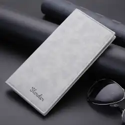 メンズ 財布 ロング 極薄 ユース マルチカード カジュアル ウォレット カードバッグ 日本と韓国のトレンディ 学生 パーソナライズ レトロ ウォレット