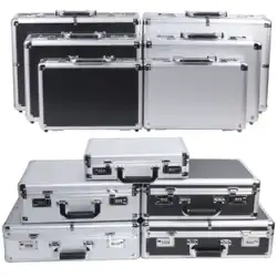 アルミ合金ツールボックス楽器機器収納ボックス小さなファイル保険パスワードボックスサウンドカードスーツケースカスタム