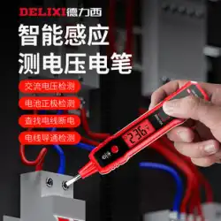 Delixi スマート電気ペン R2897 測定電圧多機能測定折れ線デジタル表示電気技師特殊誘導試験電気ペン
