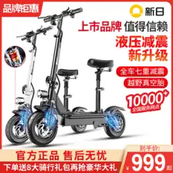 Xinri 電動スクーター マウント 折りたたみ式電気自動車 大人が歩く代わりに運転 小型車 二輪 ミニ バッテリー カー