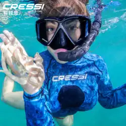 イタリア製 CRESSI Pano4 プロフェッショナル ダイビング マスク フルドライ シュノーケル シュノーケリング ディープ ダイビング マスク セット