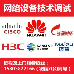 リモートデバッグ Huawei h3c Hua San cisco Cisco Ruijie ルータ ファイアウォール スイッチ ワイヤレス デバッグ