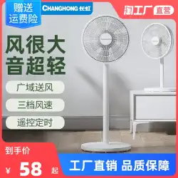 Changhong 扇風機フロアファン家庭用首を振ることができデスクトップ垂直産業夏大風小型リモコン扇風機