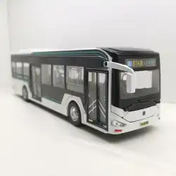 上海九牛松江バスシミュレーションモデル子供用合金車おもちゃの車のラインはカスタマイズ可能 1:43