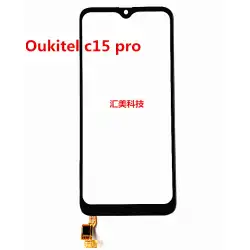 Ouqi/Oukitel c15 プロ タッチ スクリーン外部スクリーン C15 アセンブリ LCD ディスプレイ手書きタッチ