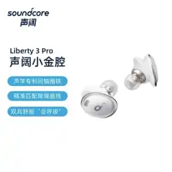 Soundcore サウンドワイドスモールゴールドキャビティ真のワイヤレス Bluetooth ヘッドセット Liberty3Pro アクティブノイズリダクション同軸リングアイアン