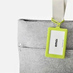 基本的な生活シリコンバスカードセットバッグスーツケースタグシンプルな風食事カード学生アクセス制御銀行カードemoi