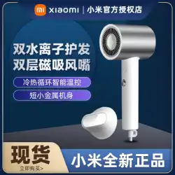 Xiaomi Mijia 水イオンヘアドライヤー H500 家庭用大風量ハイパワースマート恒温ポータブルヘアドライヤー