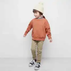 クリアランス lativ Chengyi 子供の綿レギンスズボン弾性カジュアルパンツ秋と冬のパンツ中大子供子供服