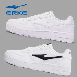 Honxing Erke 紳士靴夏レッドスター公式旗艦店空軍 No. 1 メンズ本物カジュアル白靴