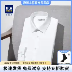 HLA/ハイランハウス 白シャツ メンズ ホワイト ビジネス フォーマル ワークウェア インチシャツ 半袖 ノンアイロンシャツ 五分袖 トップス