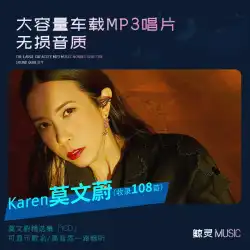 Karen Mok カー CD ディスク MP3 ロスレスディスク 大容量クラシック古い曲ポップソングカーディスク