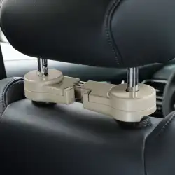 車の目に見えないフックカーシートバック多機能ダブルフックカー用品後部座席バッククリエイティブ小さなフック
