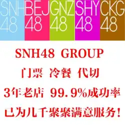 SNH48 BEJ48 GNZ48 劇場公演チケット強化