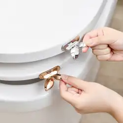 日本のトイレ蓋リフターは汚れていません手でカバーしない便蓋リフター家庭用トイレトイレリングハンドルリフター
