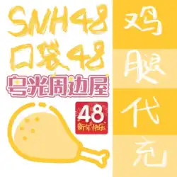 SNH48 GNZ48 BEJ48 Pocket 48/Huarong 割引リチャージオファー チキンレッグ VIP リチャージ