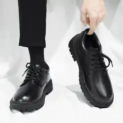 革靴 メンズ 2023 新作 ビジネス フォーマル 英国風 メンズ マーティン ブーツ ブラック 防水 カジュアル 通勤 新郎