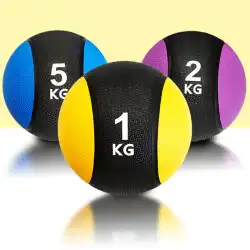メディシン ボール フィットネス固体弾性コア筋力トレーニング機器子供用ゴム重力ボールを保持する個人教育ガジェット