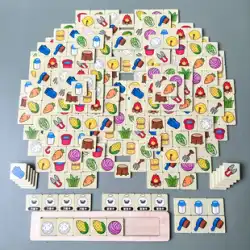 木製羊と羊テーブルゲームおもちゃ子供用カードボードゲームマルチプレイヤーチェスレジャーパーティーパズルカード