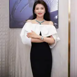 同じ気質の軽いドレスを着ている劉濤スターは、通常、軽い豪華な少数民族の宴会年次総会のドレススカートの女性のドレスを着ることができます