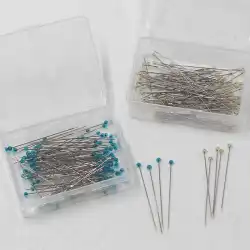 立体カッティングビーズ針耐熱高温位置決め針縫製固定透明色直径 0.5 ミリメートルガラスビーズ針