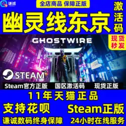 PC 中華正規品 steam ゴーストライン Tokyo Ghostwire: 東京カントリーエリアアクティベーションコード cdkey