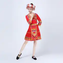ミャオ族の民族衣装大きいサイズの婦人服少数民族衣装ミャオ族の伝統的なダンスの服秋の新