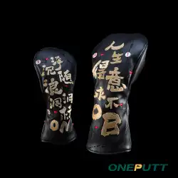 [Never OB] ブラック ゴールド バージョン ゴルフ No. 1 No. 3 ウッド ヘッドギア - ONEPUTT Guochao Golf
