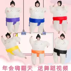 相撲インフレータブル服大人年次総会プログラムクリエイティブパフォーマンス小道具人形面白い脂肪インフレータブル人形衣装