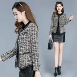 小さな香りのウィンドジャケットの女性の春服 2023 新しい韓国スタイルのファッションの高級感の小さなレディースショートトップトレンド