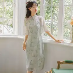 チャイナドレス韓服改良版の新しいチャイナドレス女性の2023年夏新しい女の子中国風の若いスカート